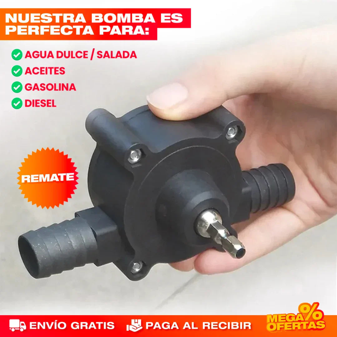 PowerPump™ - CONVERTIDOR DE TALADRO A BOMBA DE AGUA