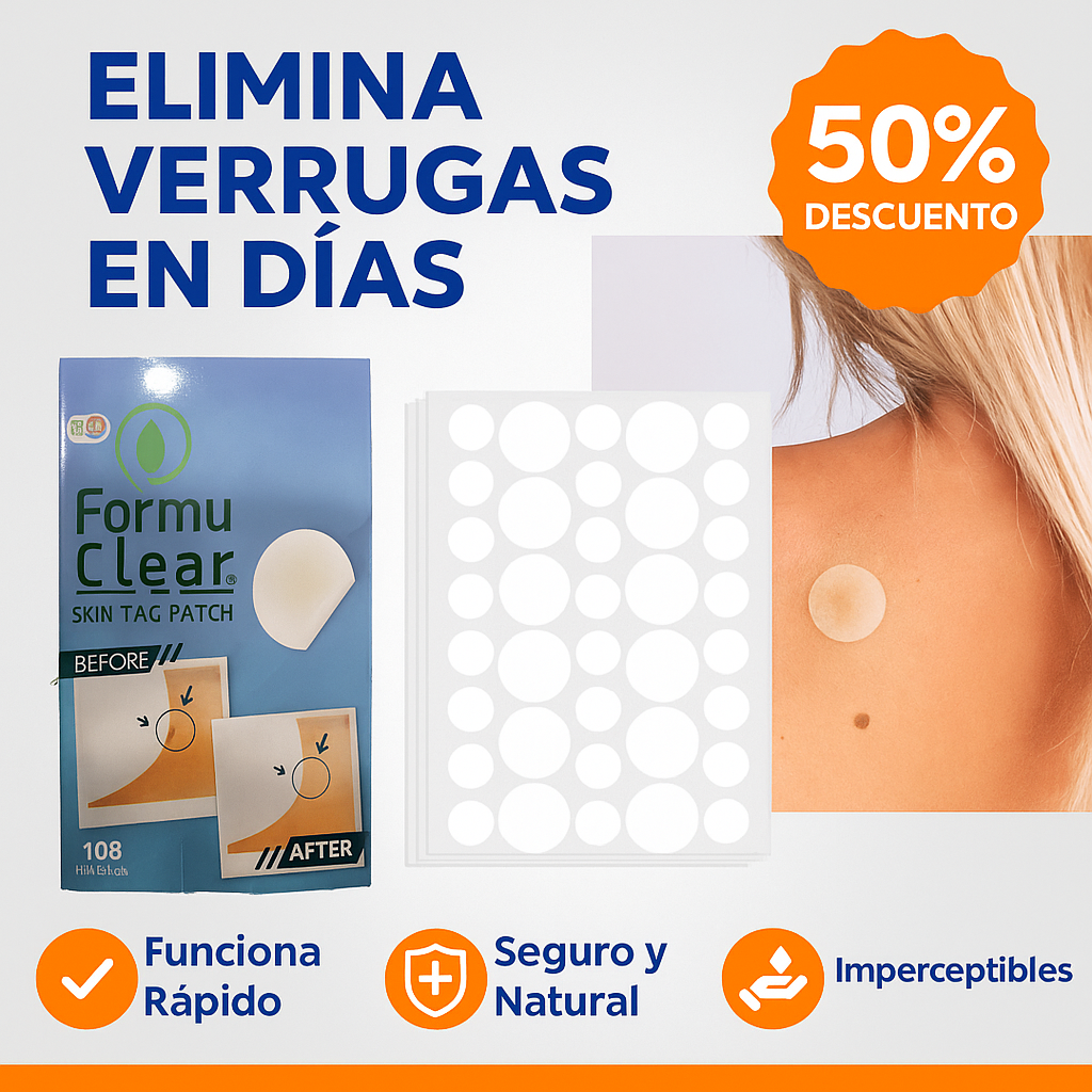 2X1/ FormuClear™ - Elimina verrugas sin dolor y seguro + ENVIO GRATIS